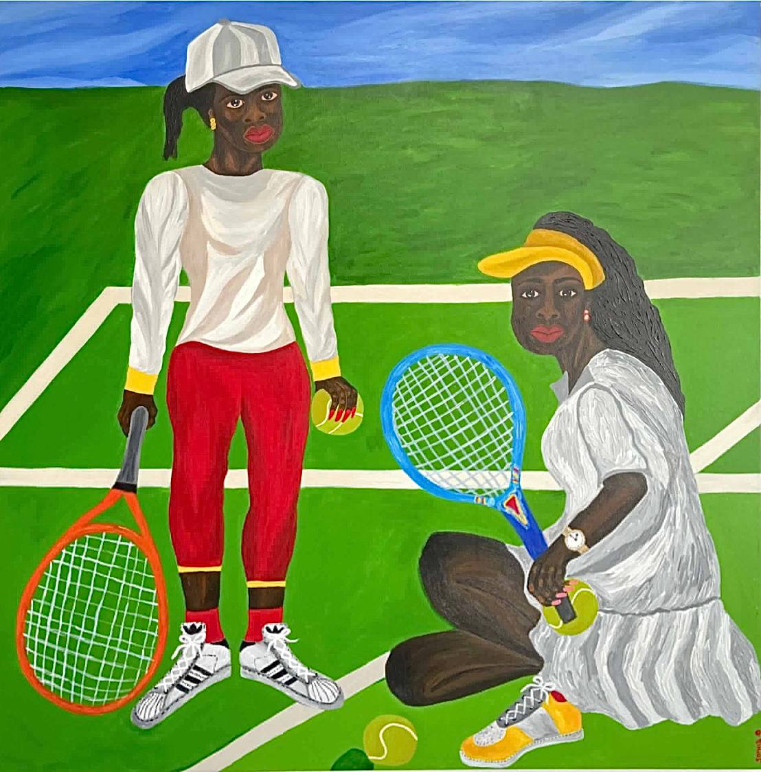 Sophia Oshodin. Серия работ под названием The Winner Takes It All.художница-фигуративистка-самоучка, живущая в Лондоне